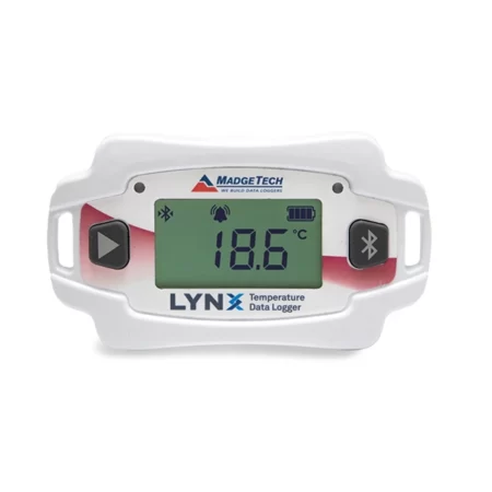 MadgeTech LynxPro Bluetooth Temperature sensor can monitor temperature range of -20°C to 60°C.