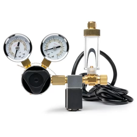 Milwaukee MA957 CO2 Flow Pressure Regulator with Solenoid Valve.
