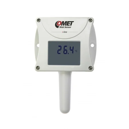 COMET T0510 Ambient temperature sensor with Ethernet output.